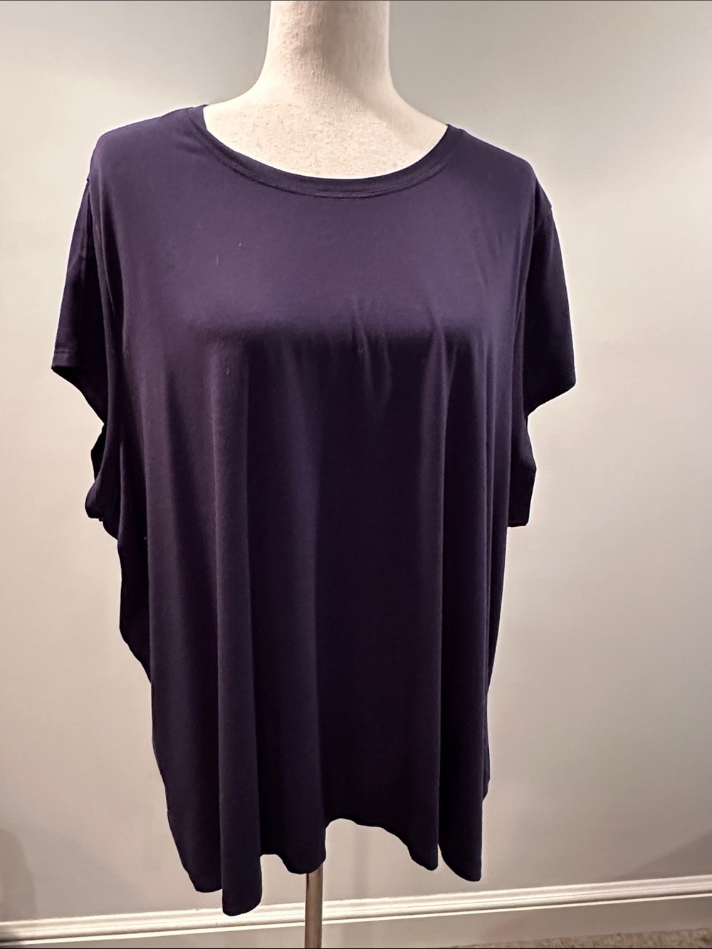 Athleta Short Sleeve Relaxed Tee - navy